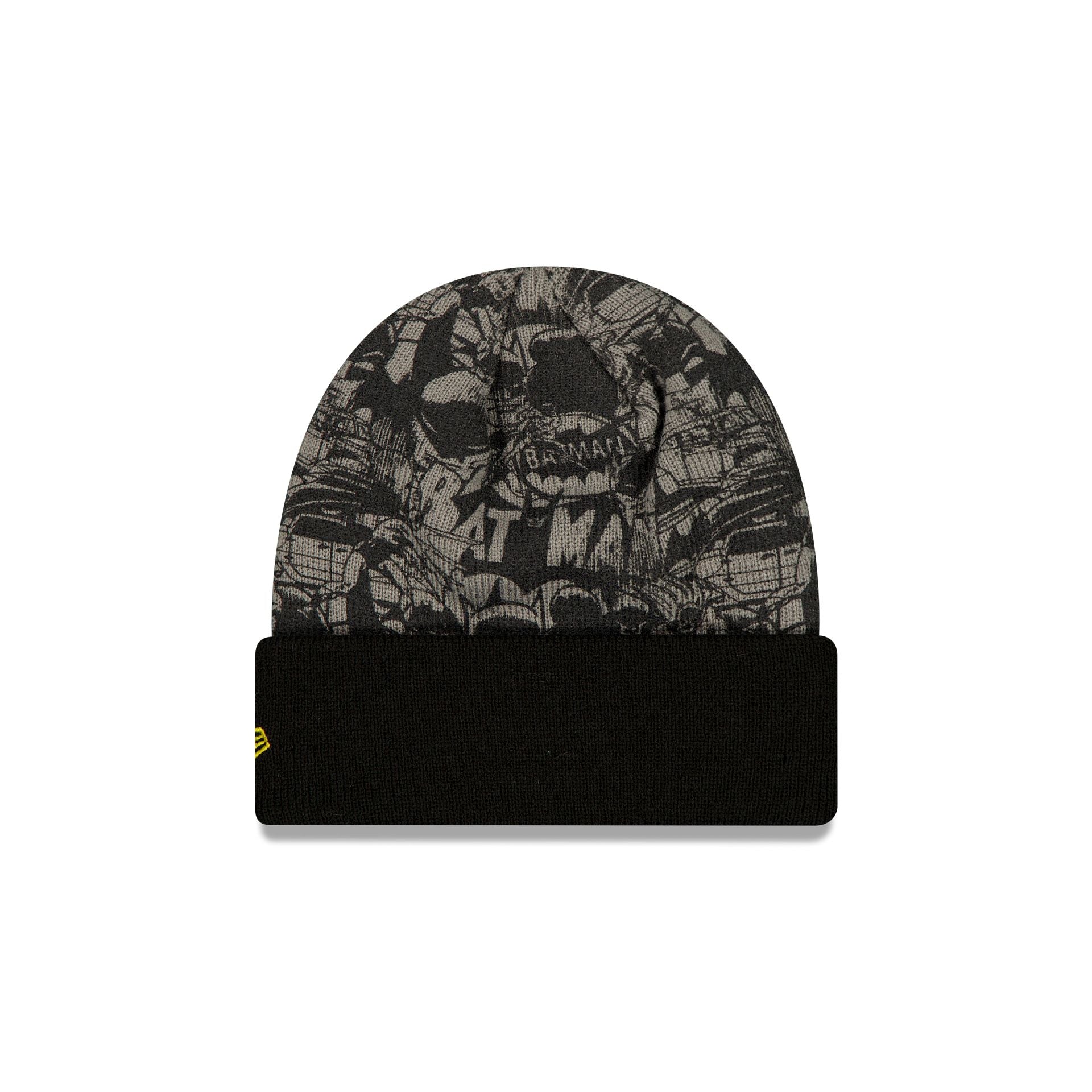Batman Black Youth Cuff Knit Hat