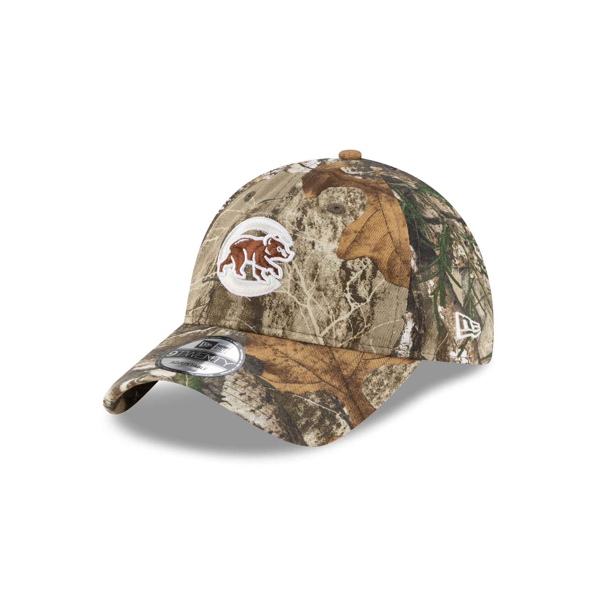 Chicago Cubs Washed Realtree 9TWENTY Adjustable Hat