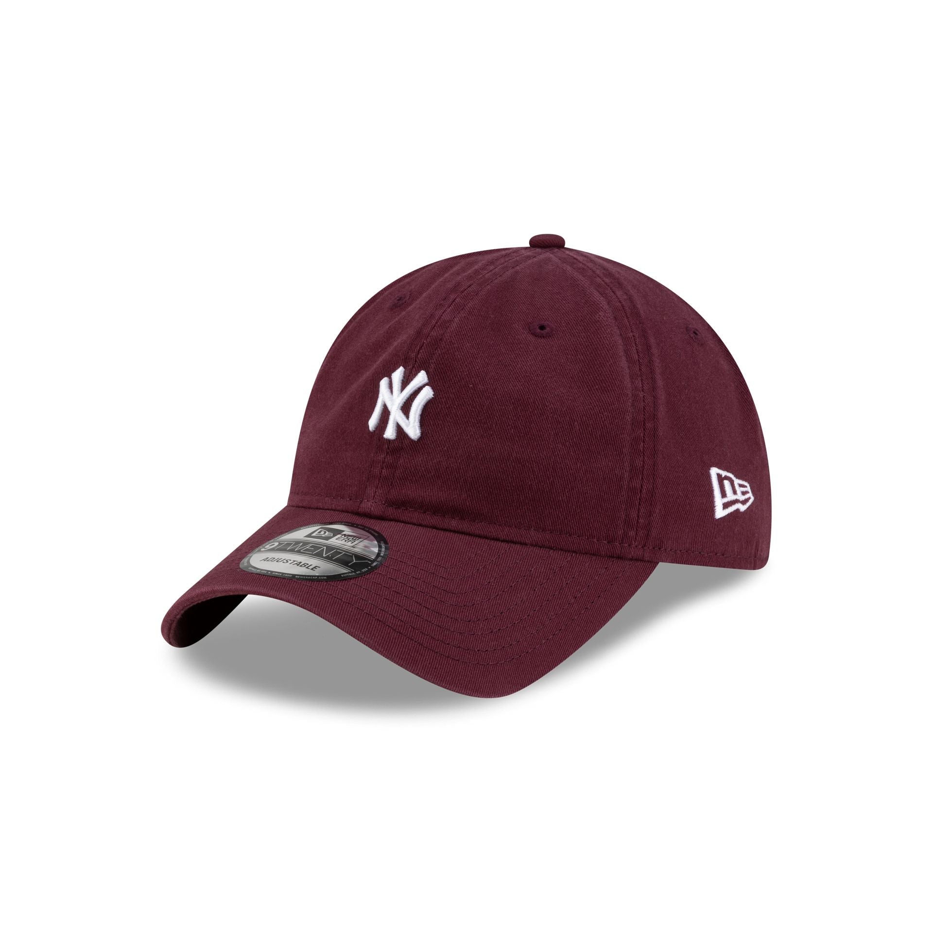 New York Yankees Mini Logo Dark Red 9TWENTY Adjustable Hat