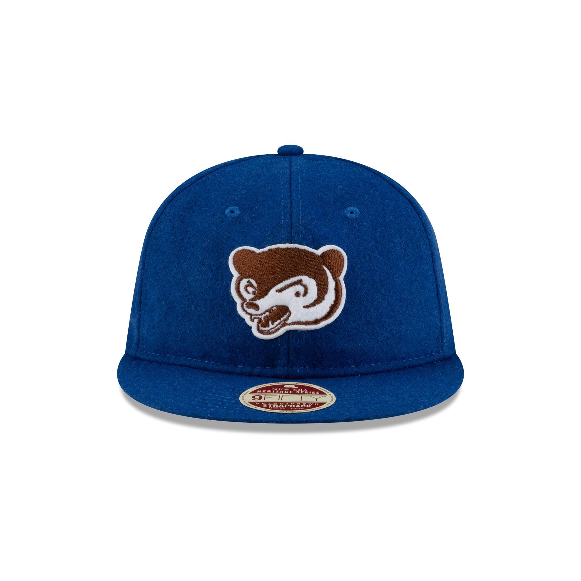 Chicago Cubs Heritage Blue Retro Crown 9FIFTY Strapback Hat