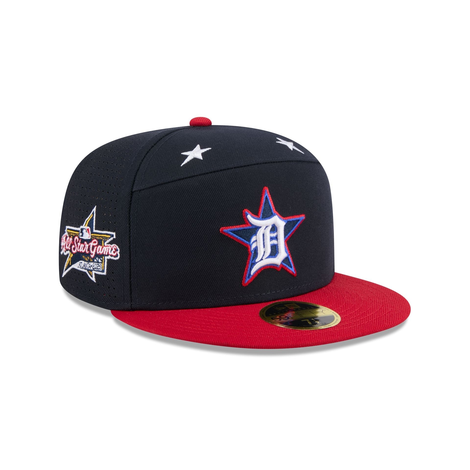 Detroit Tigers 2025 All-Star Game Workout Split Panel 59FIFTY Fitted Hat