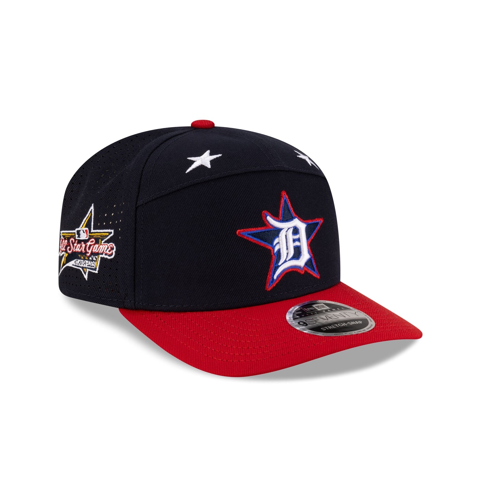 Detroit Tigers 2025 All-Star Game Workout Split Panel 9SEVENTY Stretch-Snap Hat