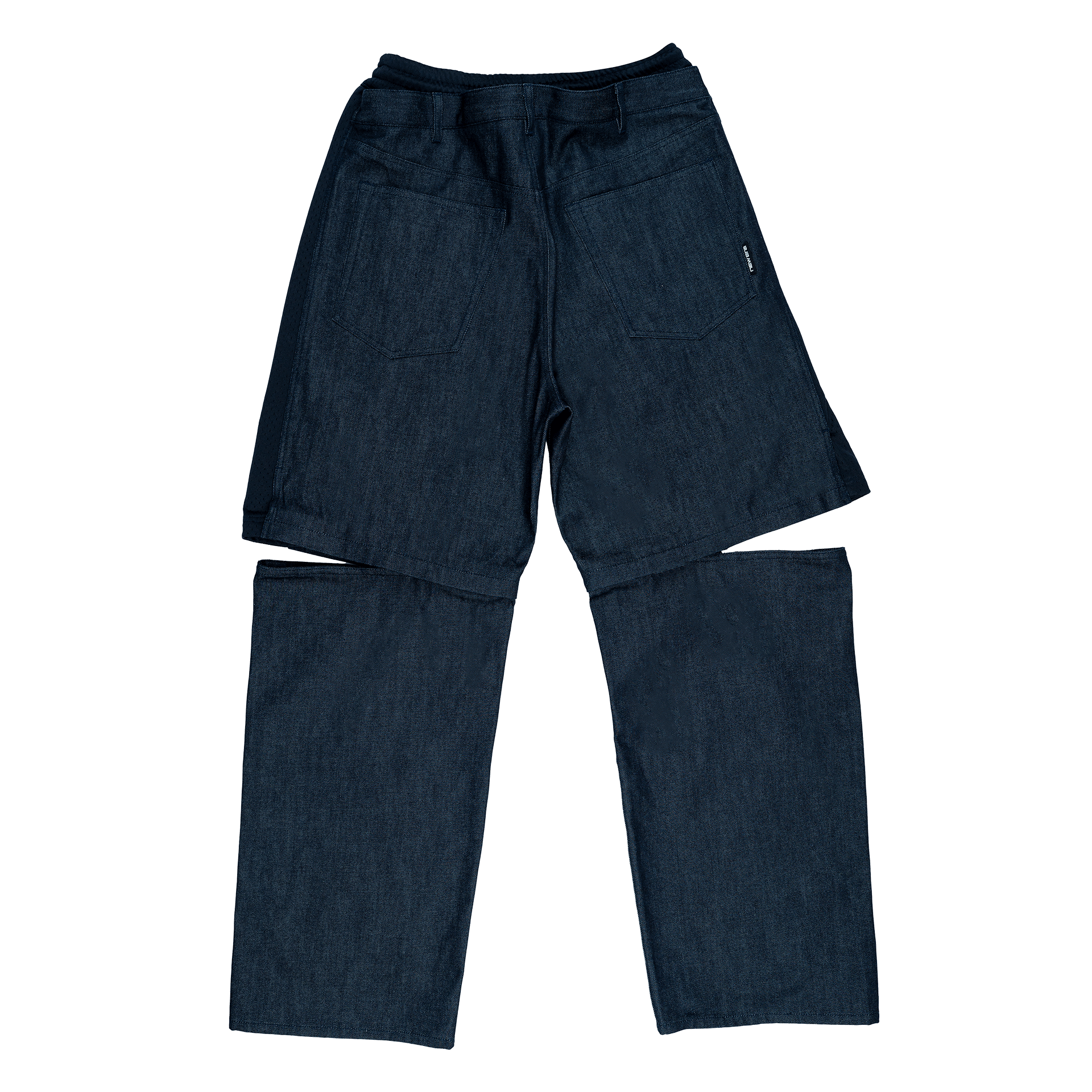 New Era Branded Mutation Mesh Navy Denim Jeans