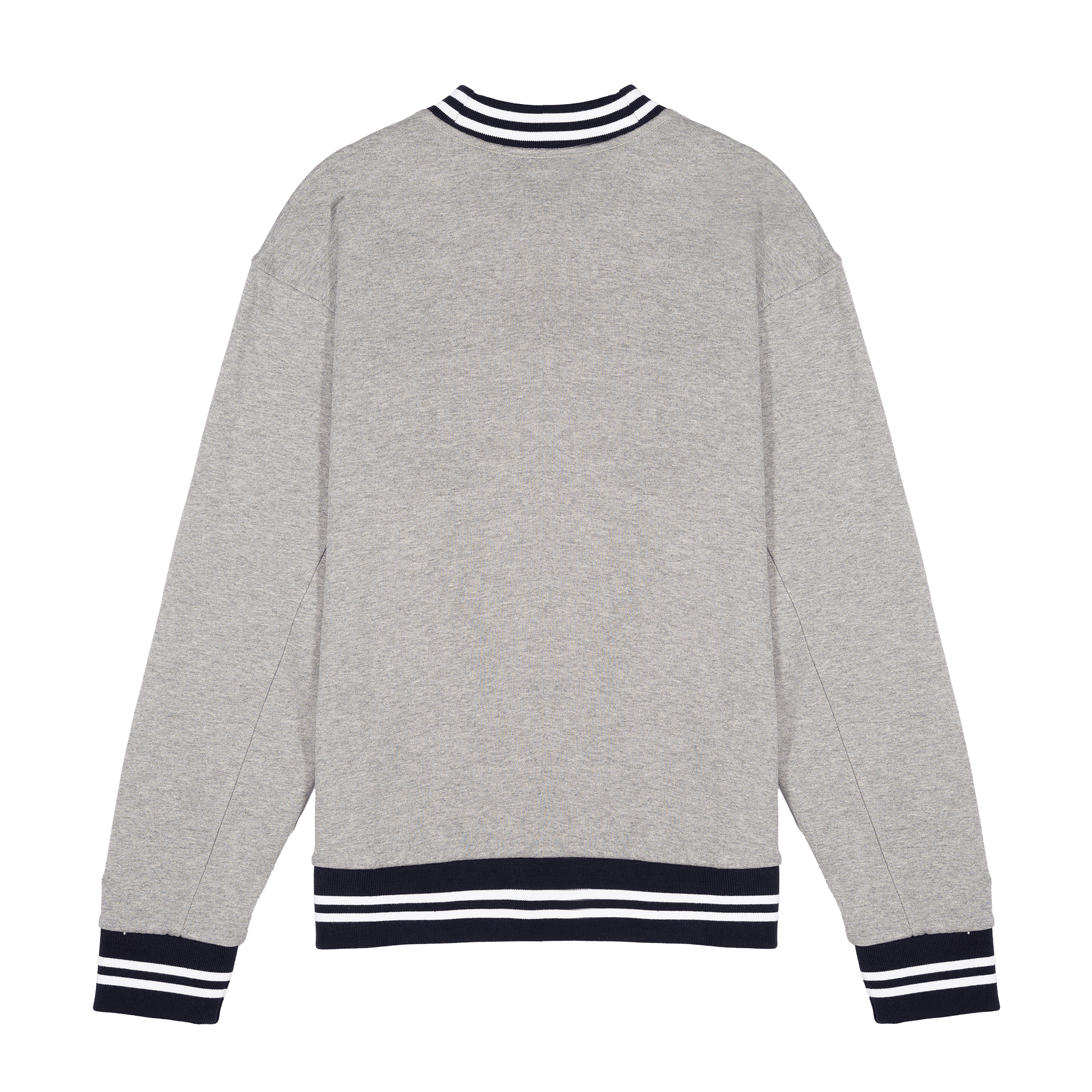 New Era Branded Ombre Heather Gray Crewneck