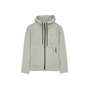 New Era Branded Train Heather Gray Full-Zip Hoodie