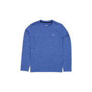 New Era Branded Momentum Training Indigo Long-Sleeve T-Shirt