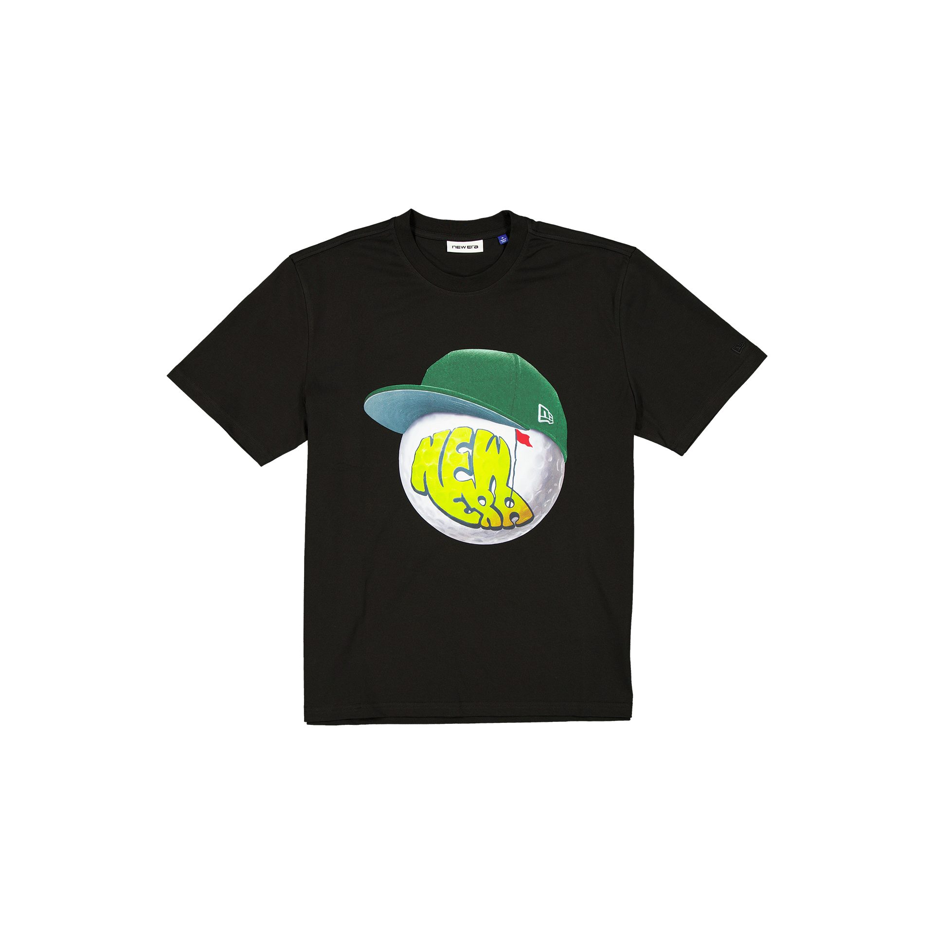 New Era Branded Big Head Greens Black T-Shirt