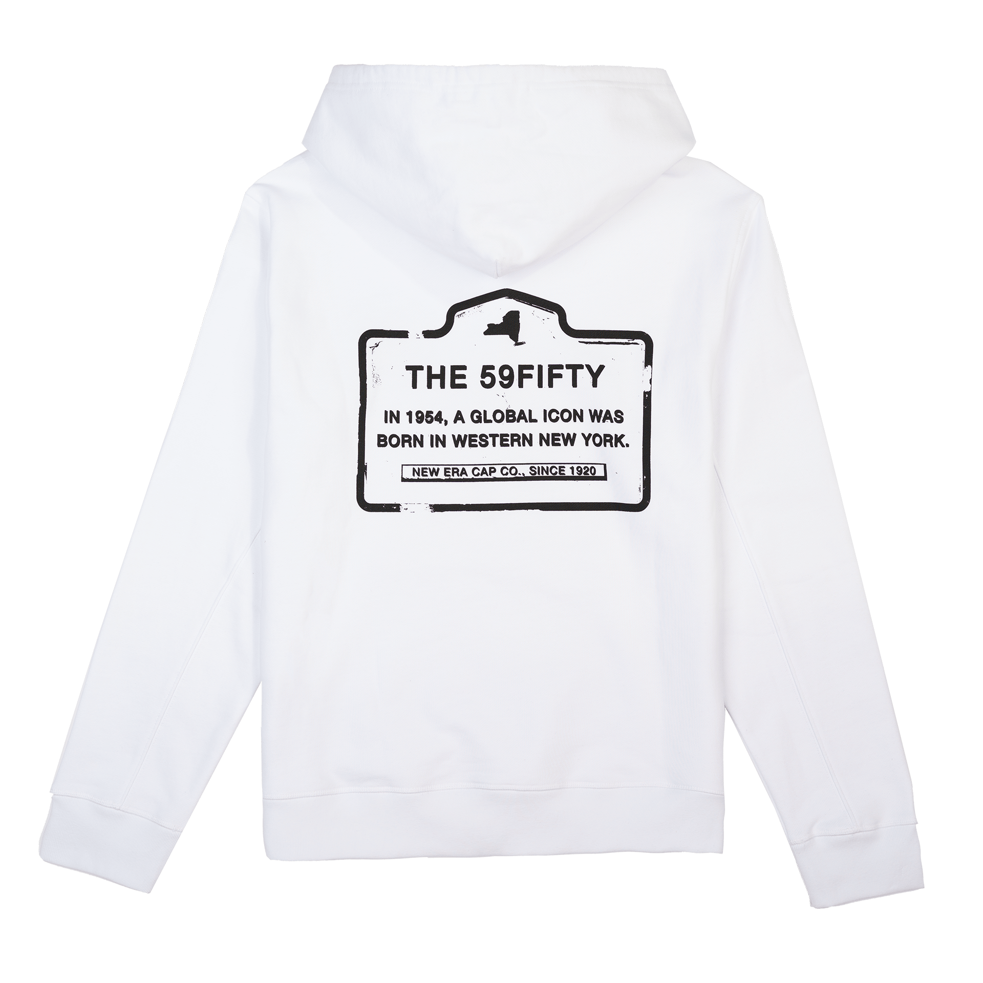 New Era Branded Landmark Optic White Hoodie