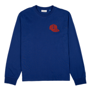 New Era Branded 59FIFTY Archivist Dark Royal Long Sleeve T-Shirt