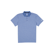 New Era Branded Golf Heather Indigo Blue Polo