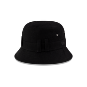 New Era Branded Belt Loop Denim Black Bucket Hat