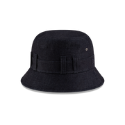 New Era Branded Belt Loop Denim Navy Bucket Hat