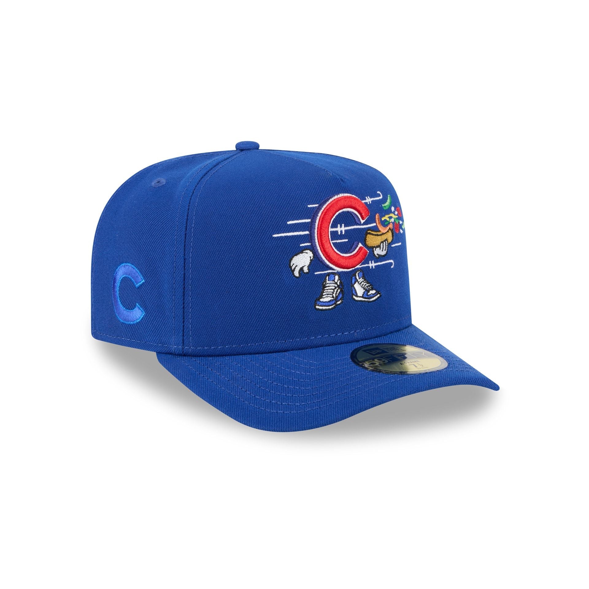 Chicago Cubs Cartoon 59FIFTY A-Frame Fitted Hat