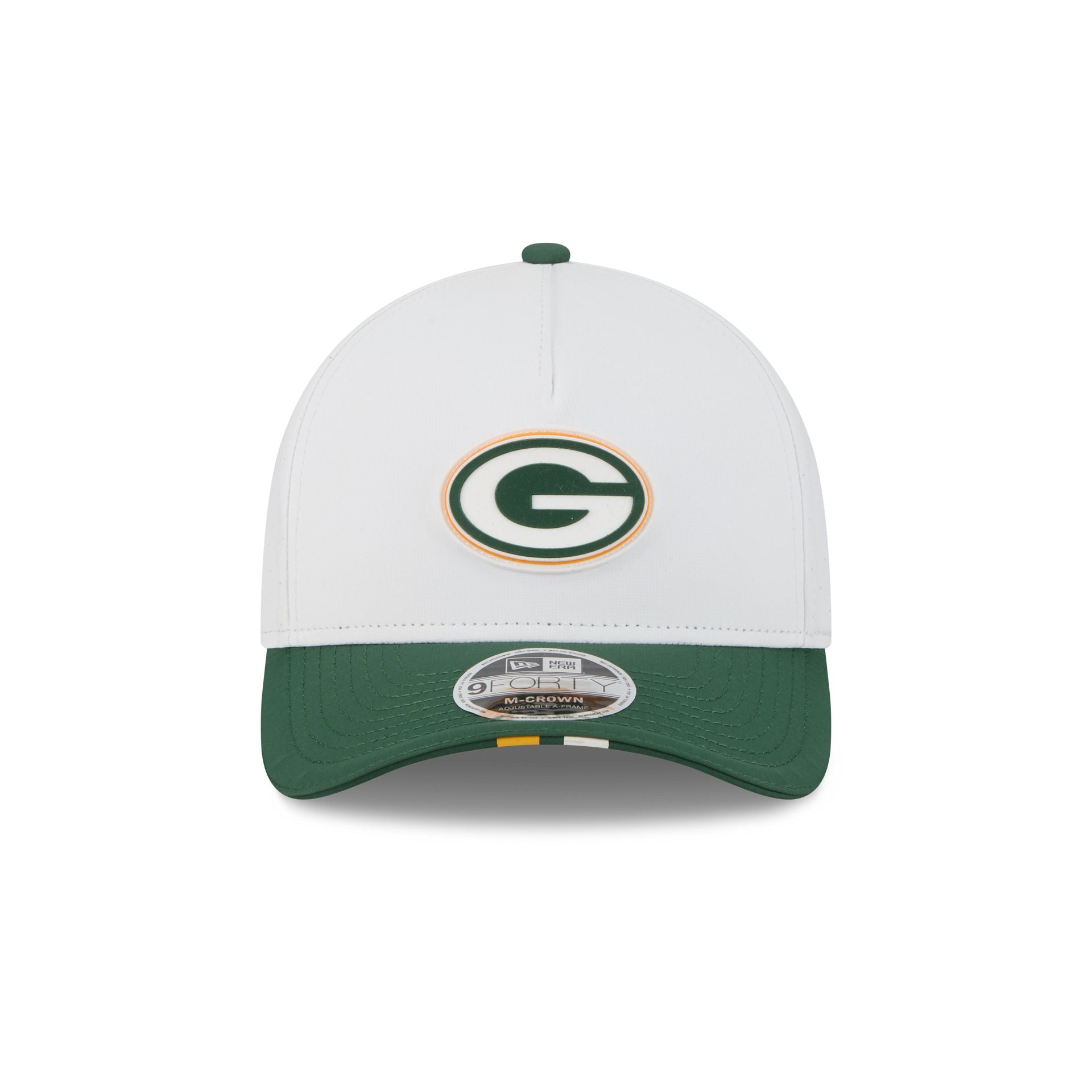 Green Bay Packers 2025 Training 9FORTY M-Crown A-Frame Snapback Hat