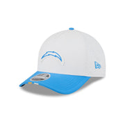 Los Angeles Chargers 2025 Training 9FORTY M-Crown A-Frame Snapback Hat