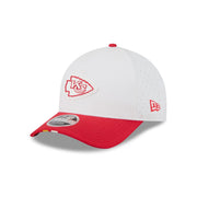 Kansas City Chiefs 2025 Training 9FORTY M-Crown A-Frame Snapback Hat