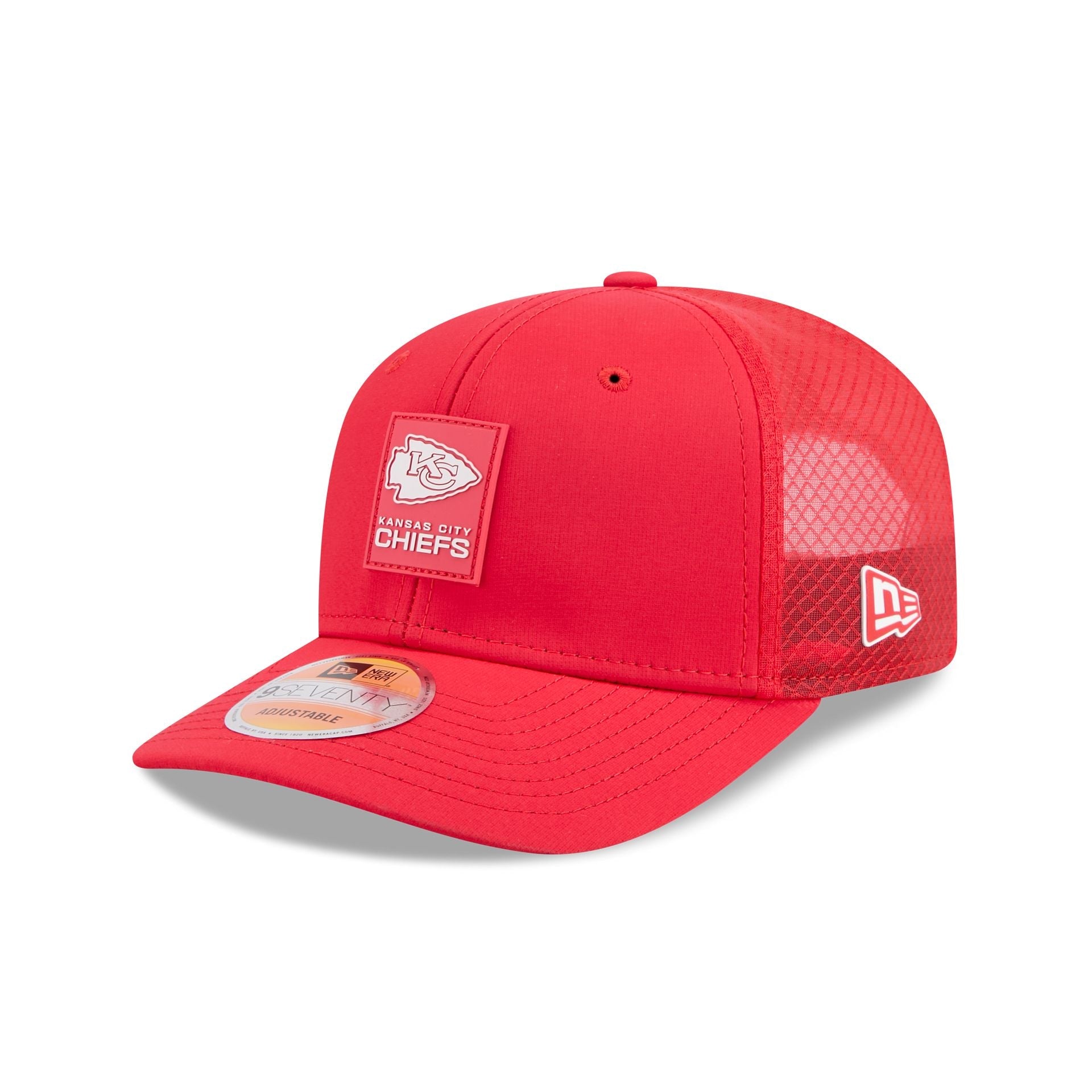 Kansas City Chiefs 2025 Sideline Hot Weather 9SEVENTY Trucker Hat