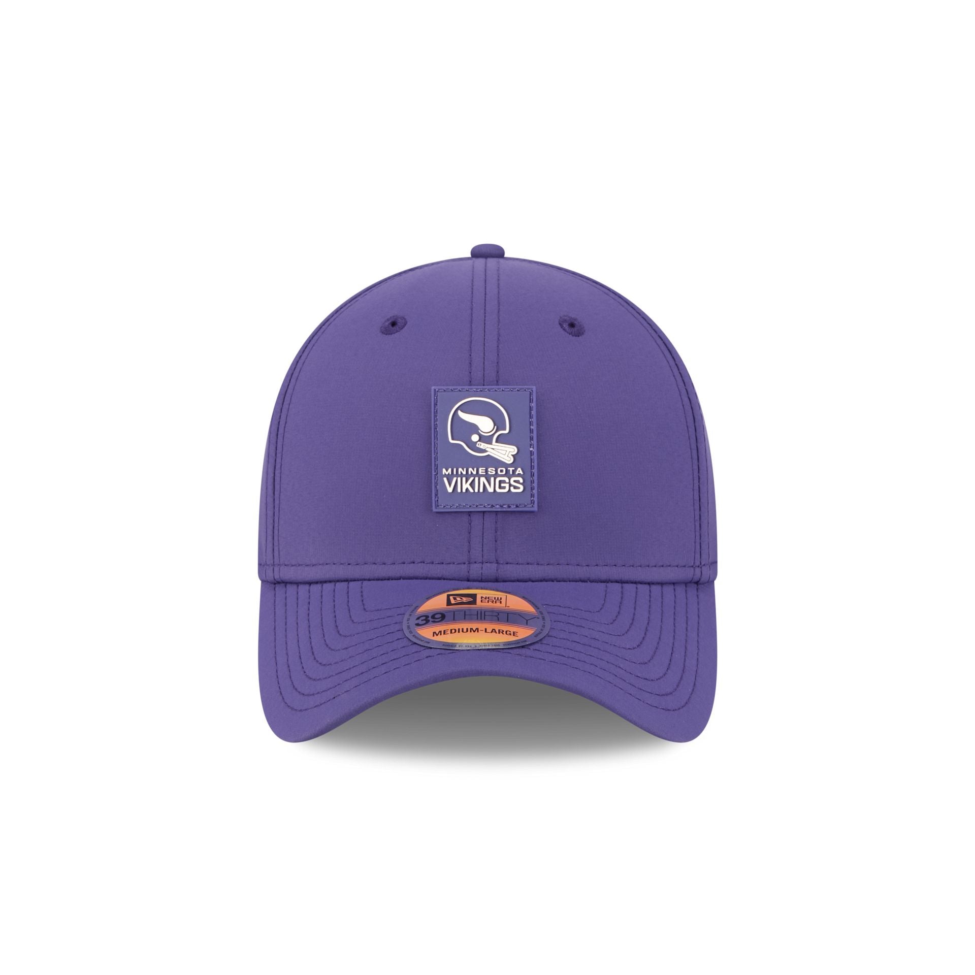 Minnesota Vikings 2025 Sideline Hot Weather Historic 39THIRTY Stretch Fit Hat