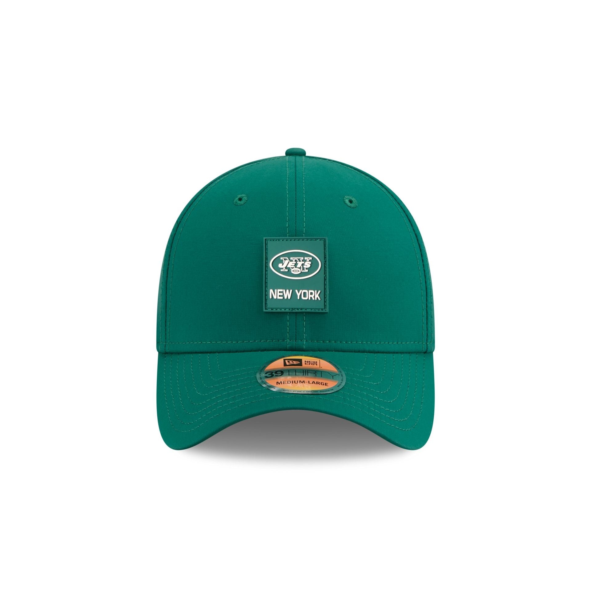 New York Jets 2025 Sideline Hot Weather Historic 39THIRTY Stretch Fit Hat
