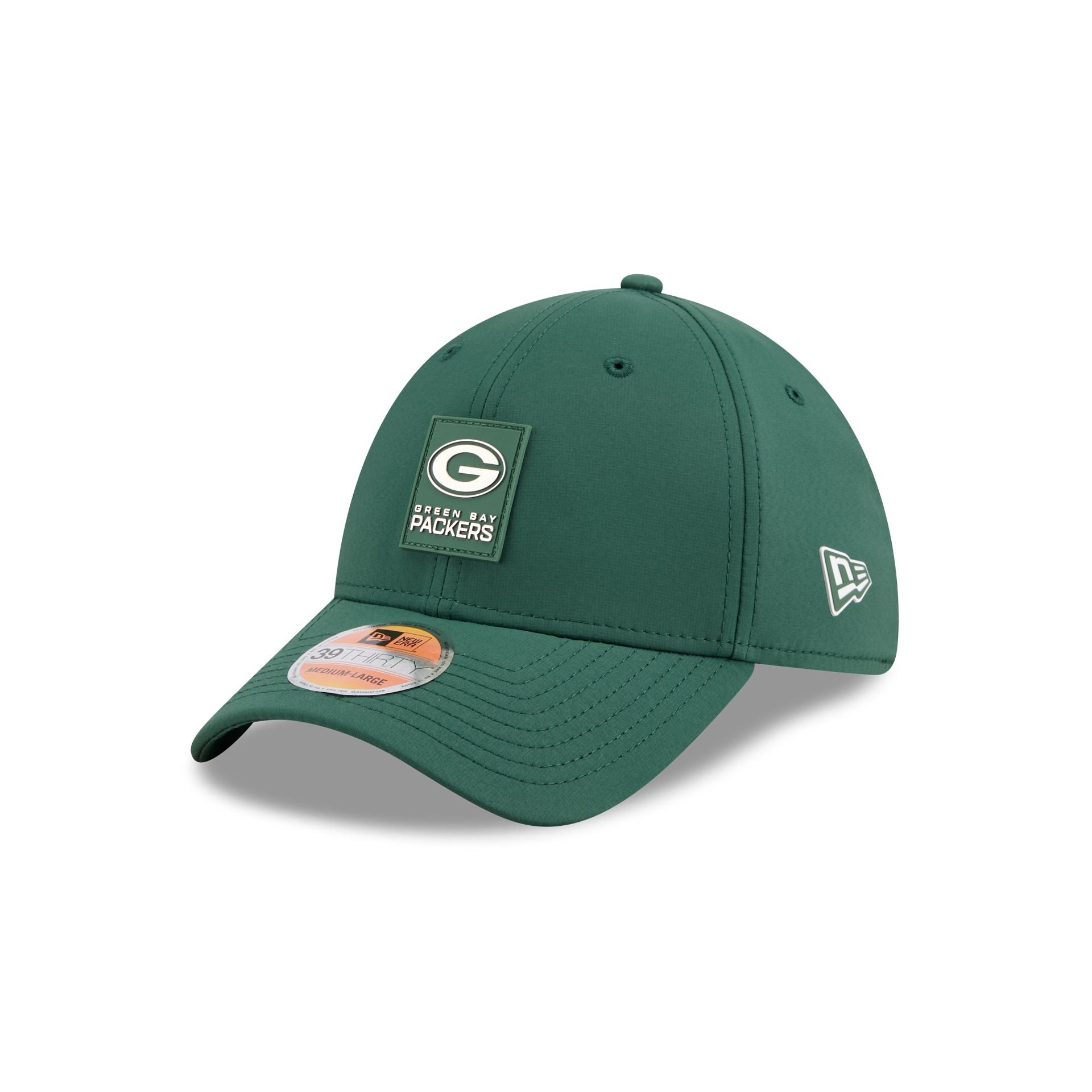 Green Bay Packers 2025 Sideline Hot Weather 39THIRTY Stretch Fit Hat