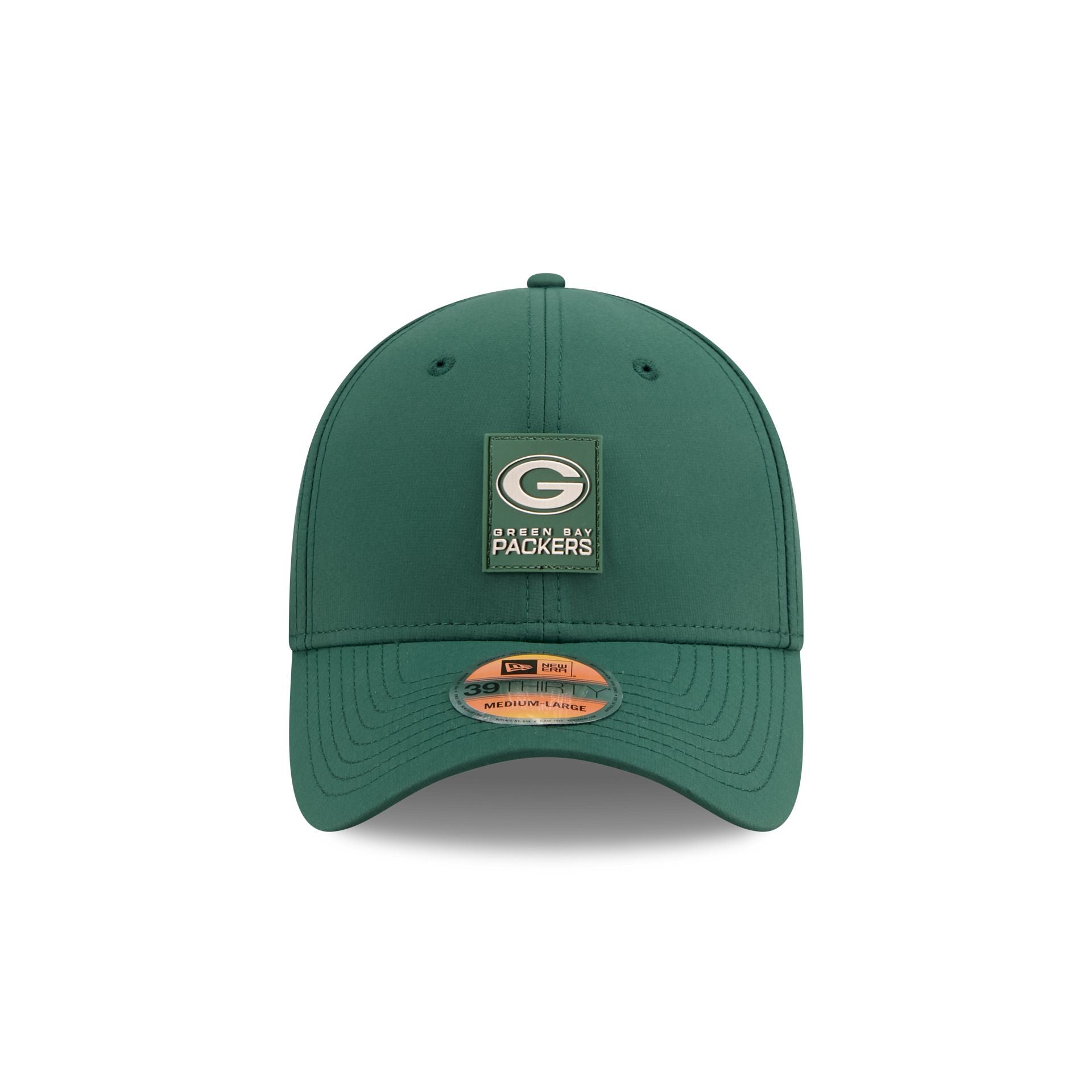 Green Bay Packers 2025 Sideline Hot Weather 39THIRTY Stretch Fit Hat