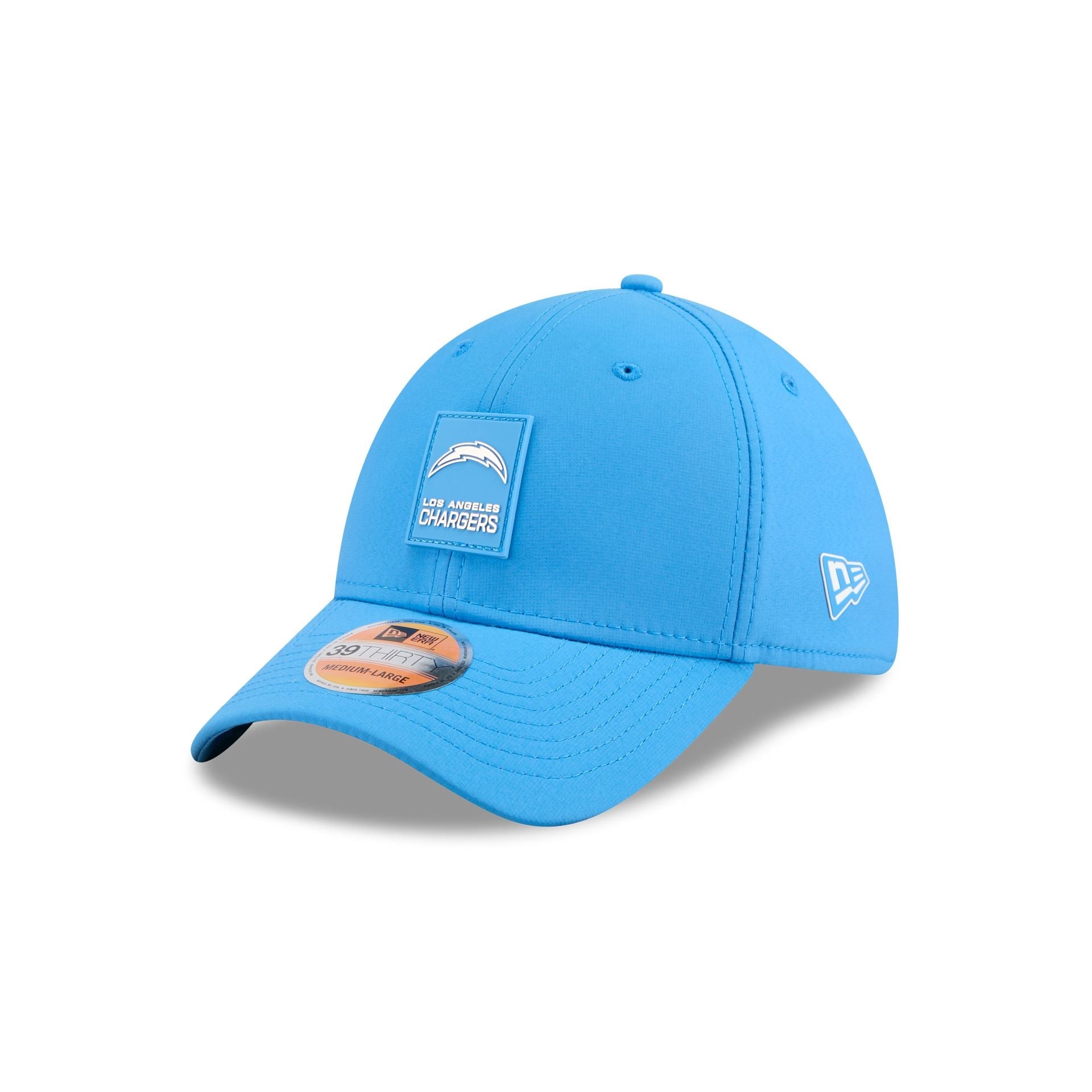 Los Angeles Chargers 2025 Sideline Hot Weather 39THIRTY Stretch Fit Hat