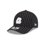 Atlanta Braves Dotted Pinstripe 9FORTY M-Crown A-Frame Adjustable Hat