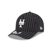 New York Mets Dotted Pinstripe 9FORTY M-Crown A-Frame Adjustable Hat