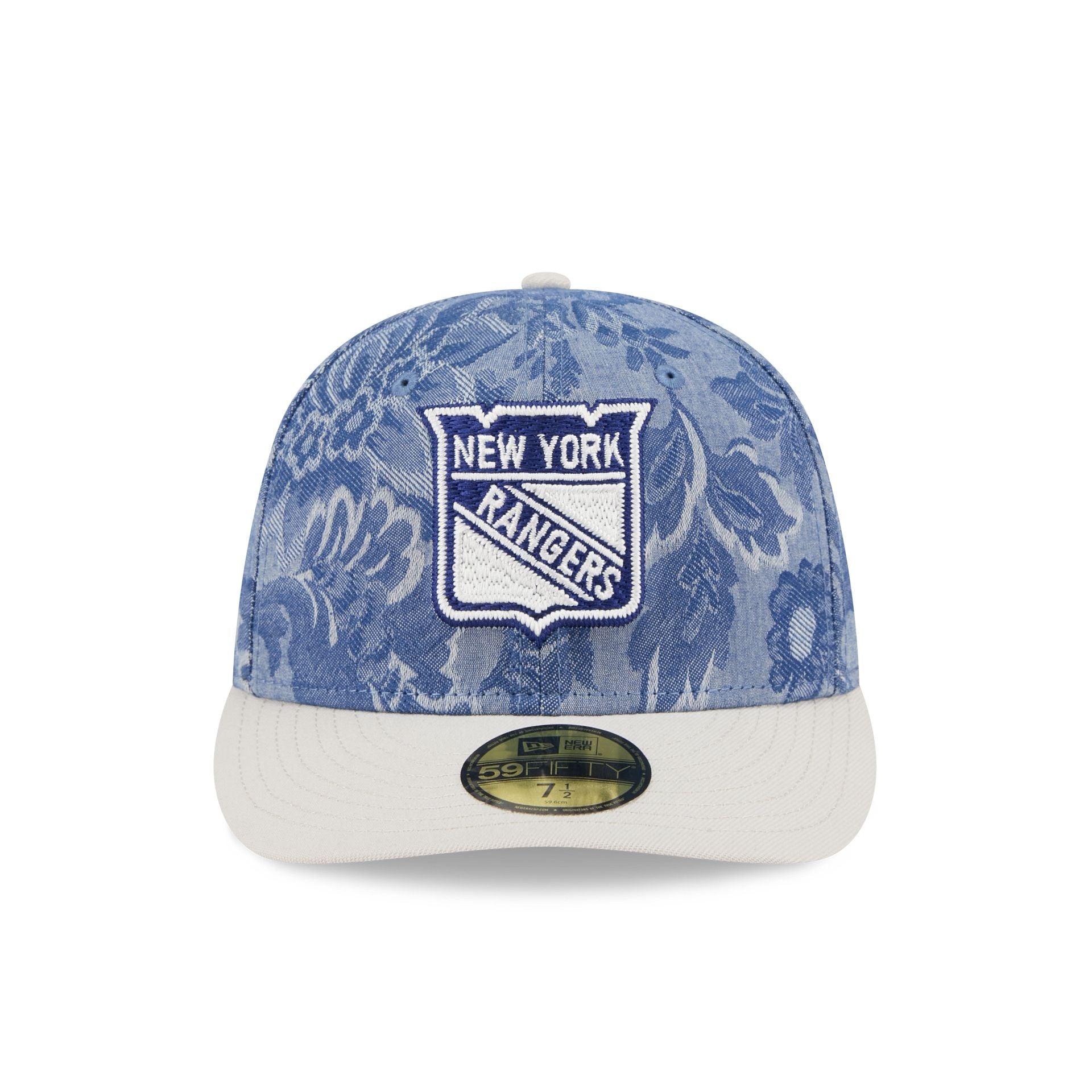 New York Rangers Two-Tone Denim 59FIFTY Fitted Hat