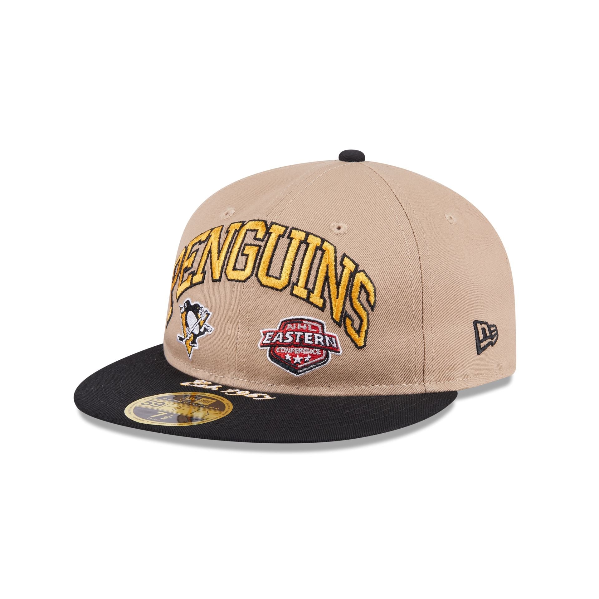 Pittsburgh Penguins Camel Retro Crown 59FIFTY Fitted Hat