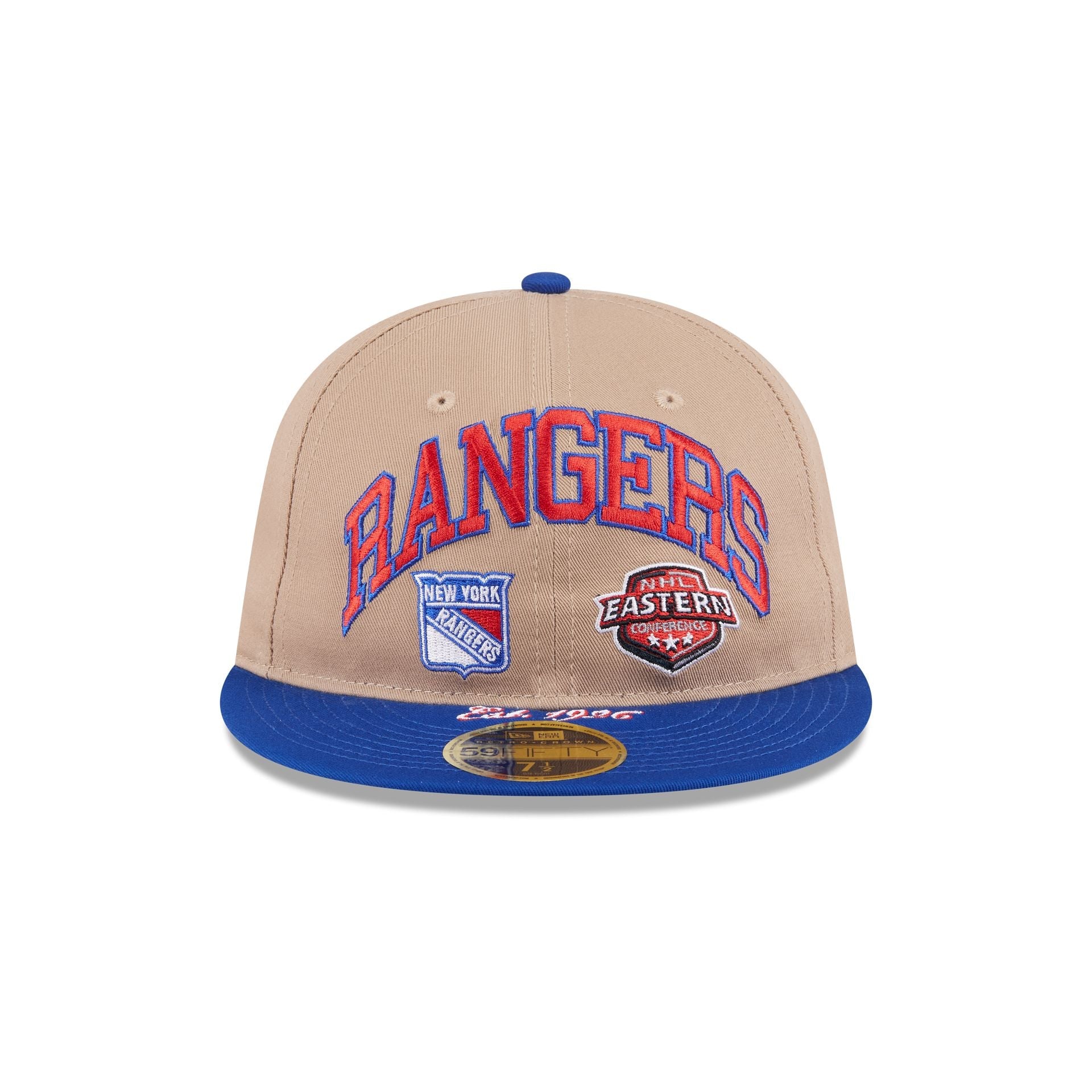 New York Rangers Camel Retro Crown 59FIFTY Fitted Hat