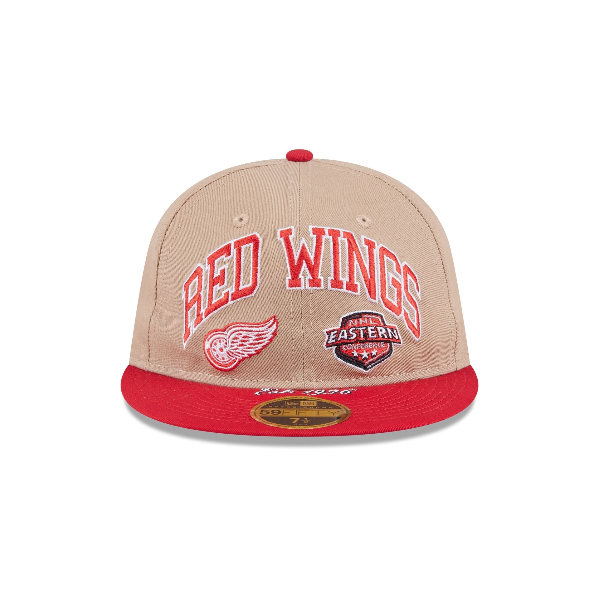 Detroit Red Wings Camel Retro Crown 59FIFTY Fitted Hat