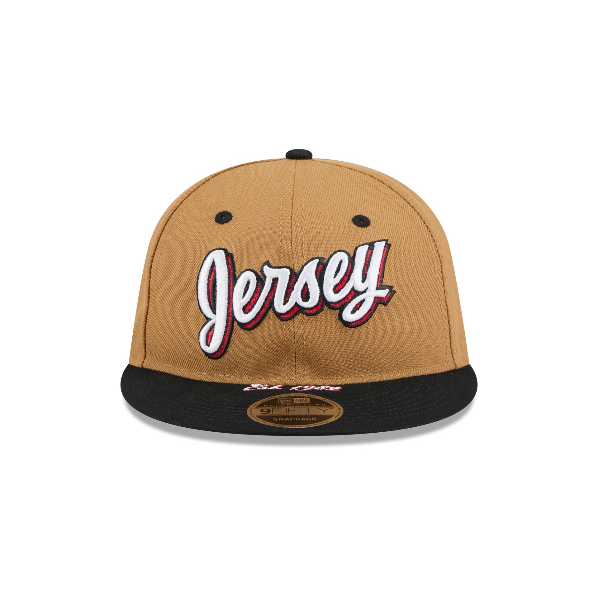 New Jersey Devils Wheat Retro Crown 9FIFTY Snapback Hat