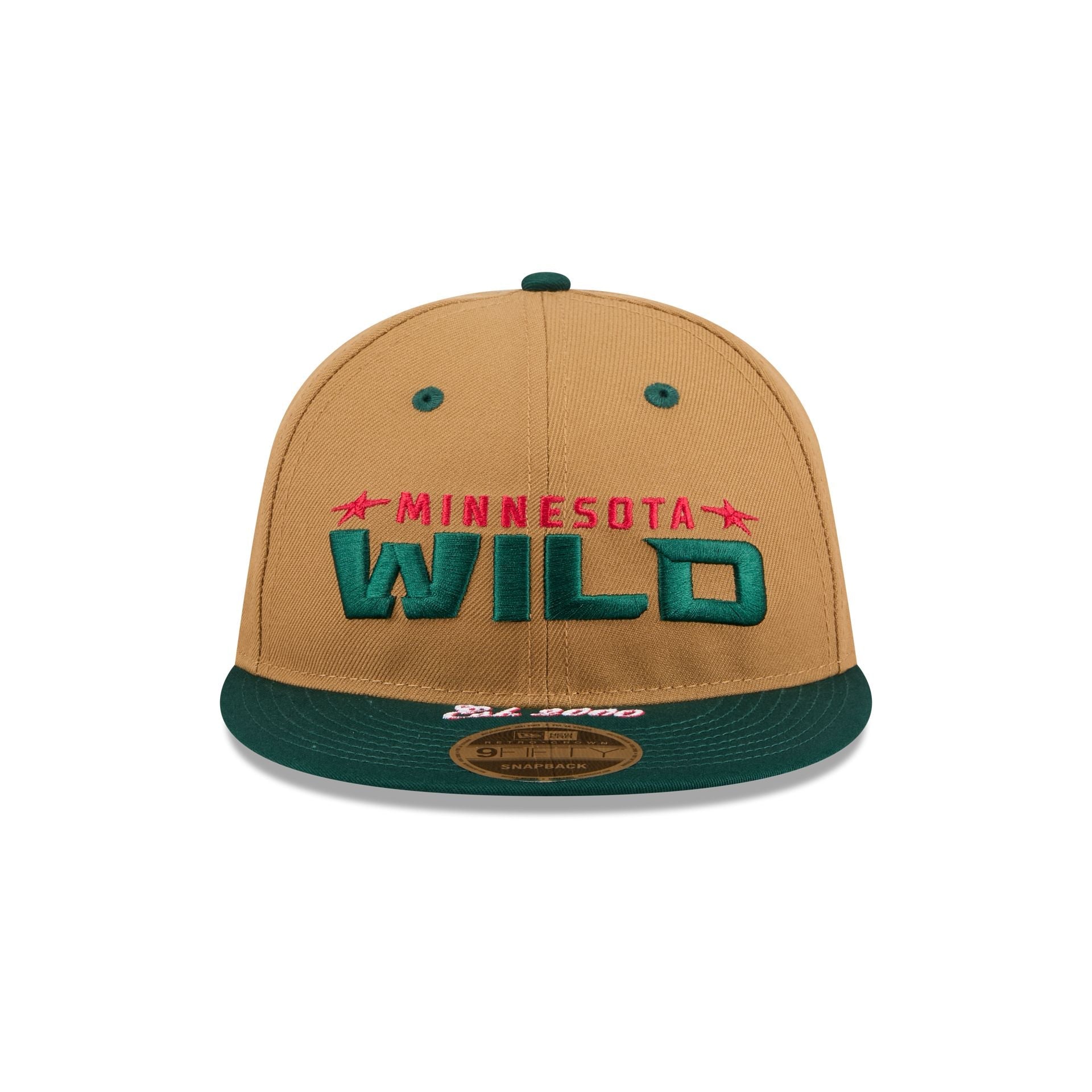 Minnesota Wild Wheat Retro Crown 9FIFTY Snapback Hat