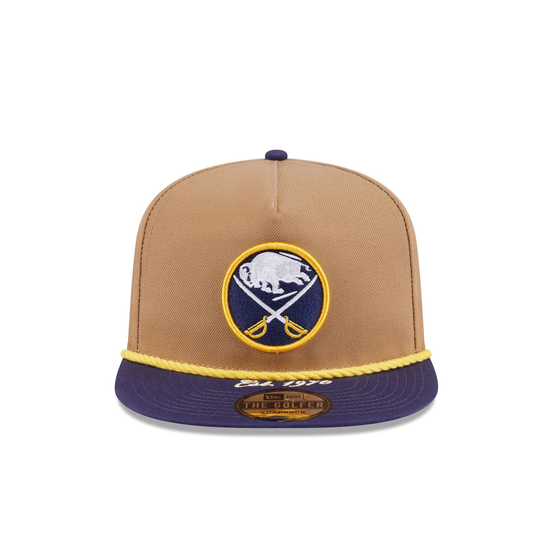 Buffalo Sabres Khaki Rope Golfer Hat