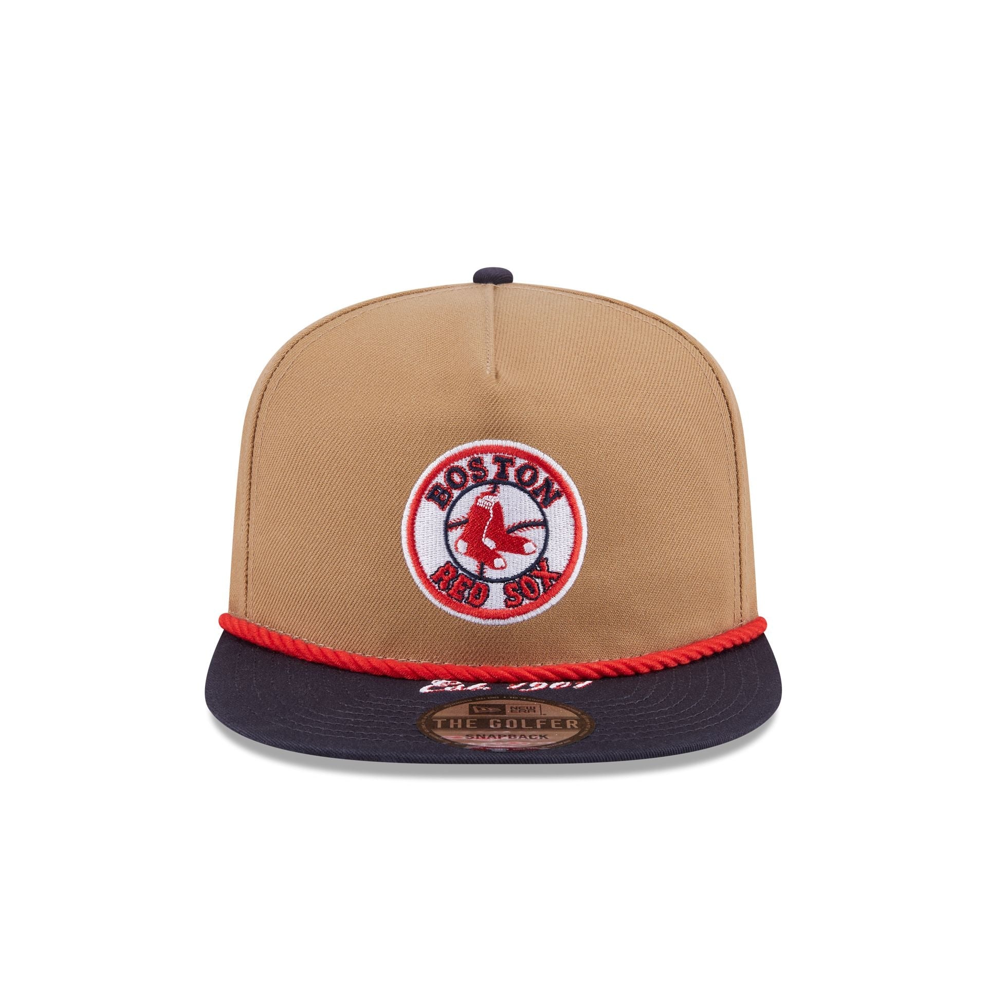 Boston Red Sox Khaki Rope Golfer Hat