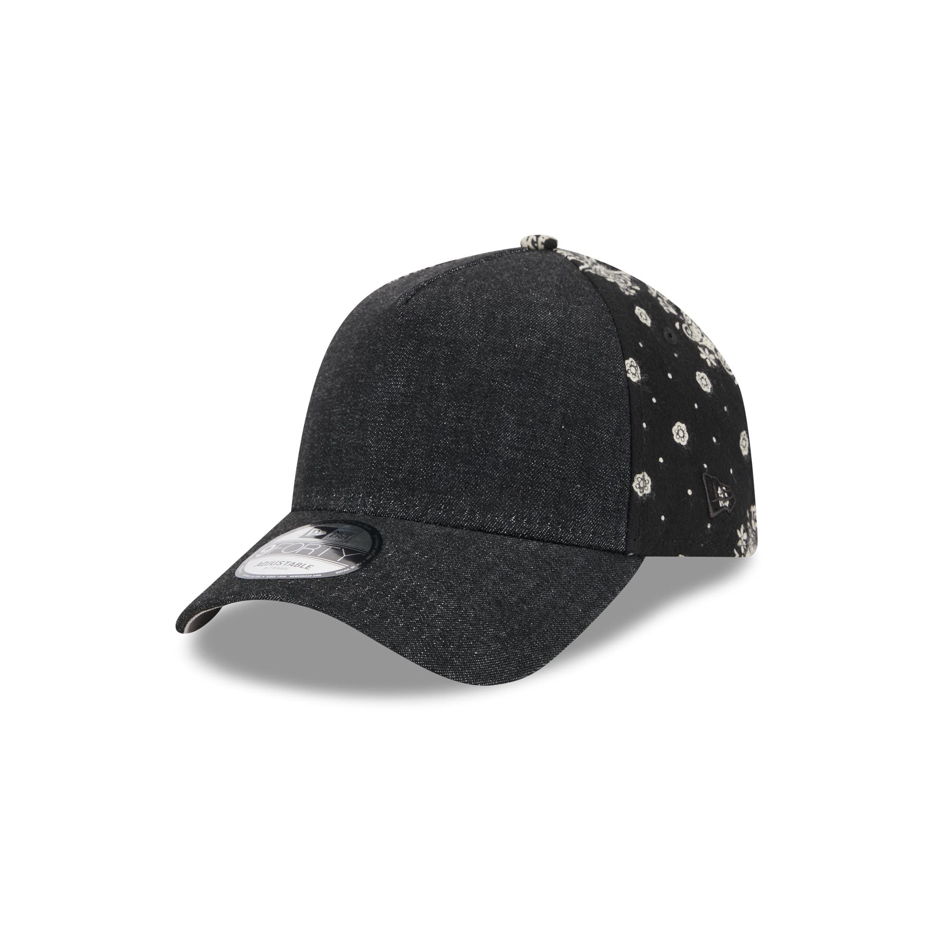 New Era Cap Black Paisley 9FORTY A-Frame Adjustable Hat