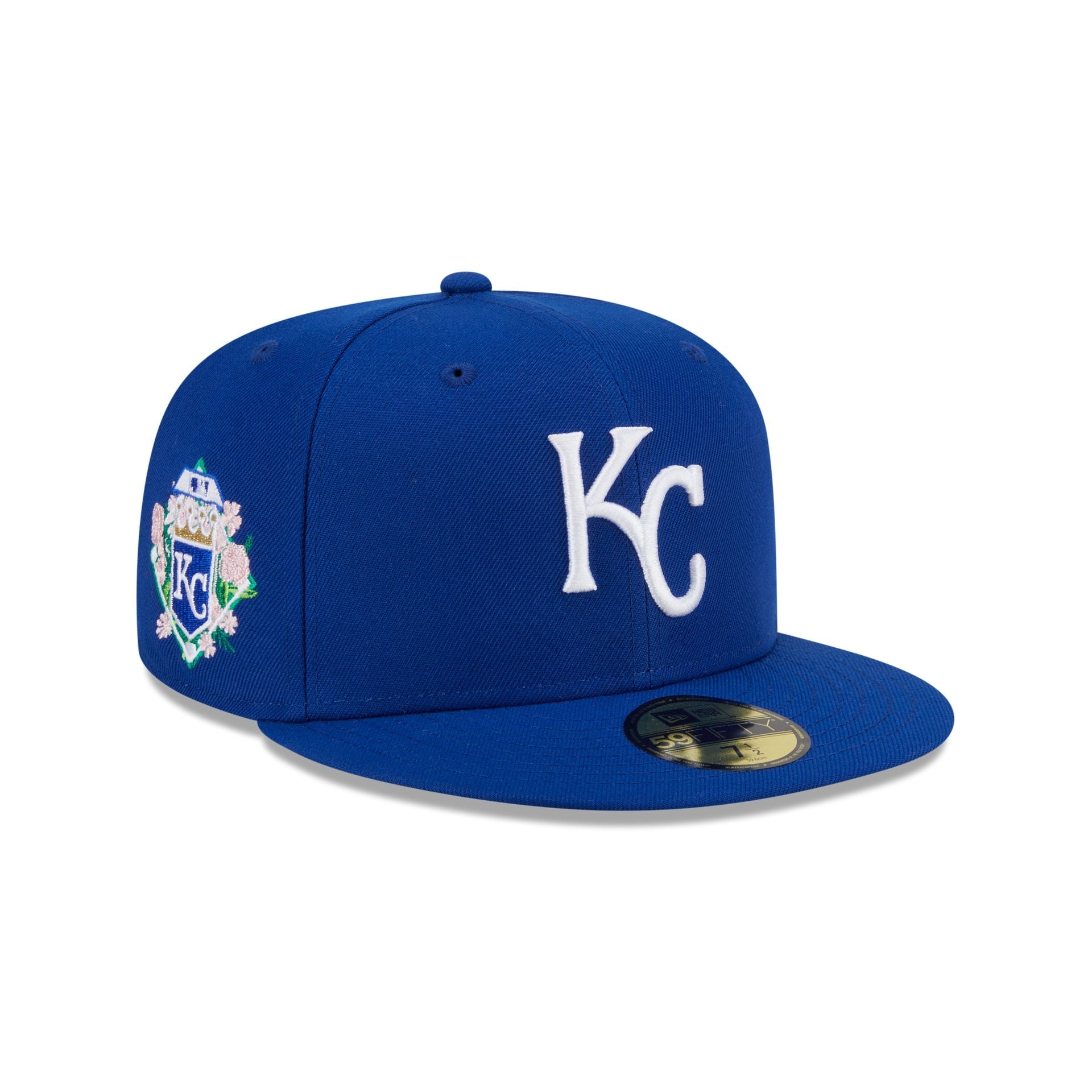 Kansas City Royals Floral Undervisor 59FIFTY Fitted Hat