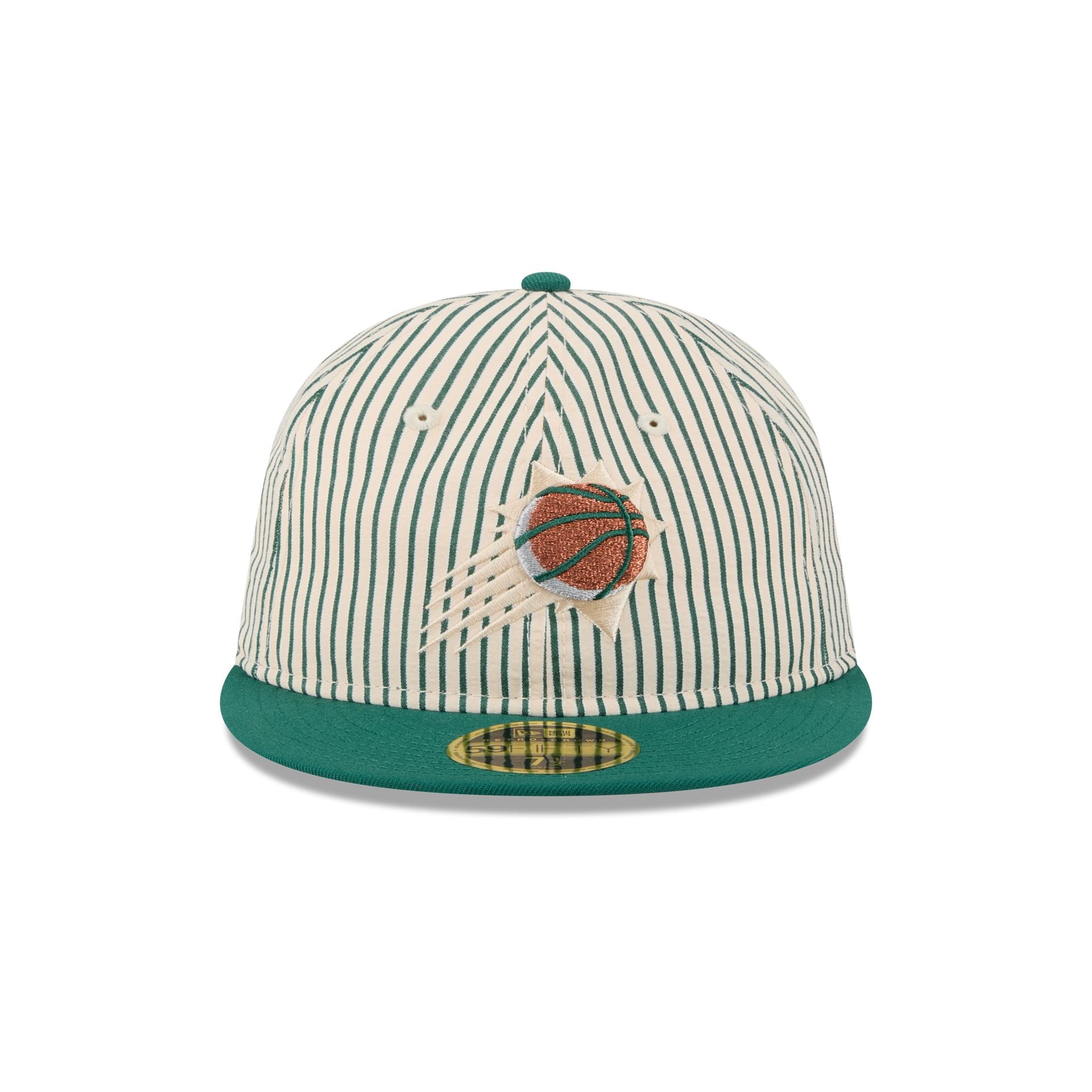 Just Caps Seersucker Phoenix Suns Retro Crown 59FIFTY Fitted Hat