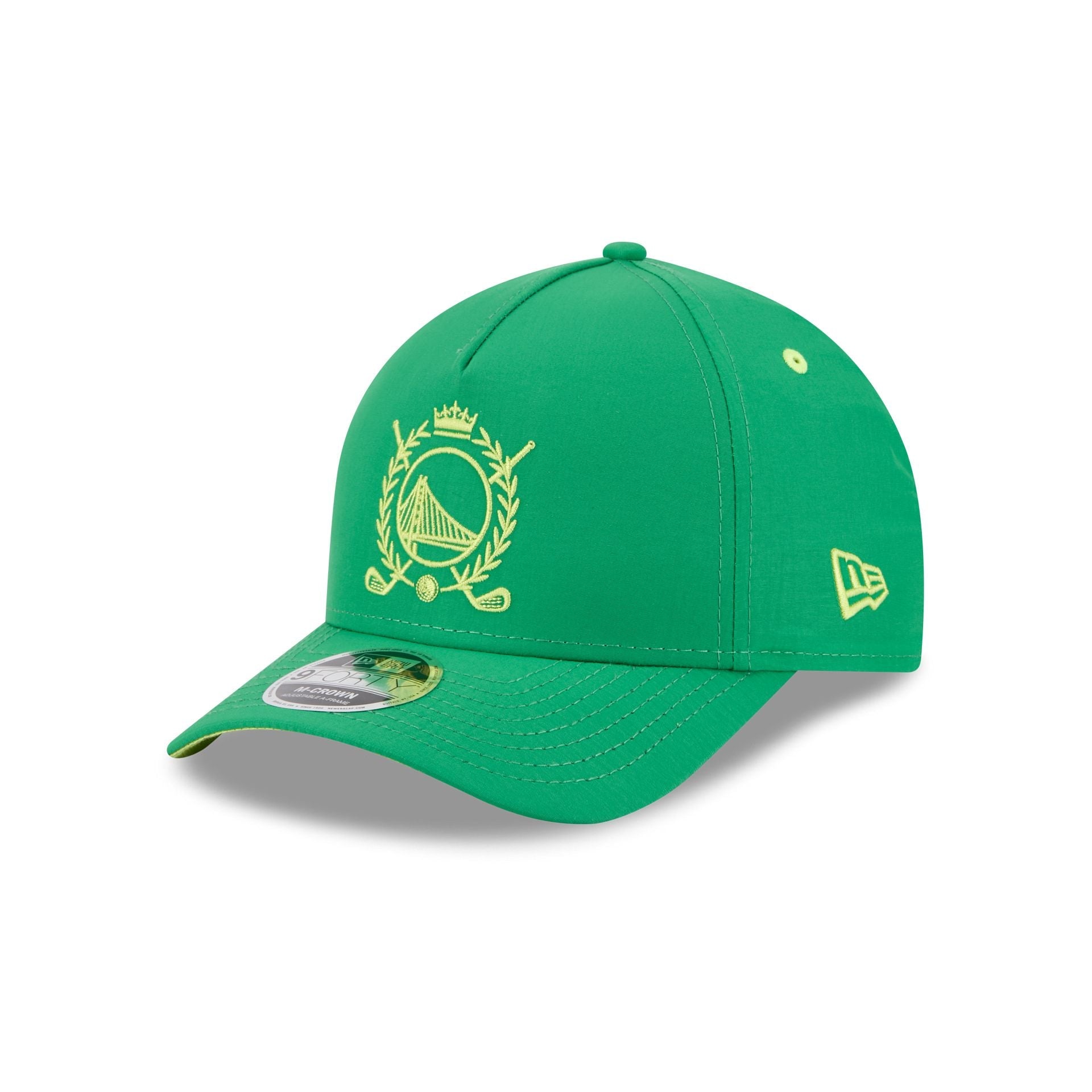 Golden State Warriors Tee Time 9FORTY M-Crown A-Frame Snapback Hat