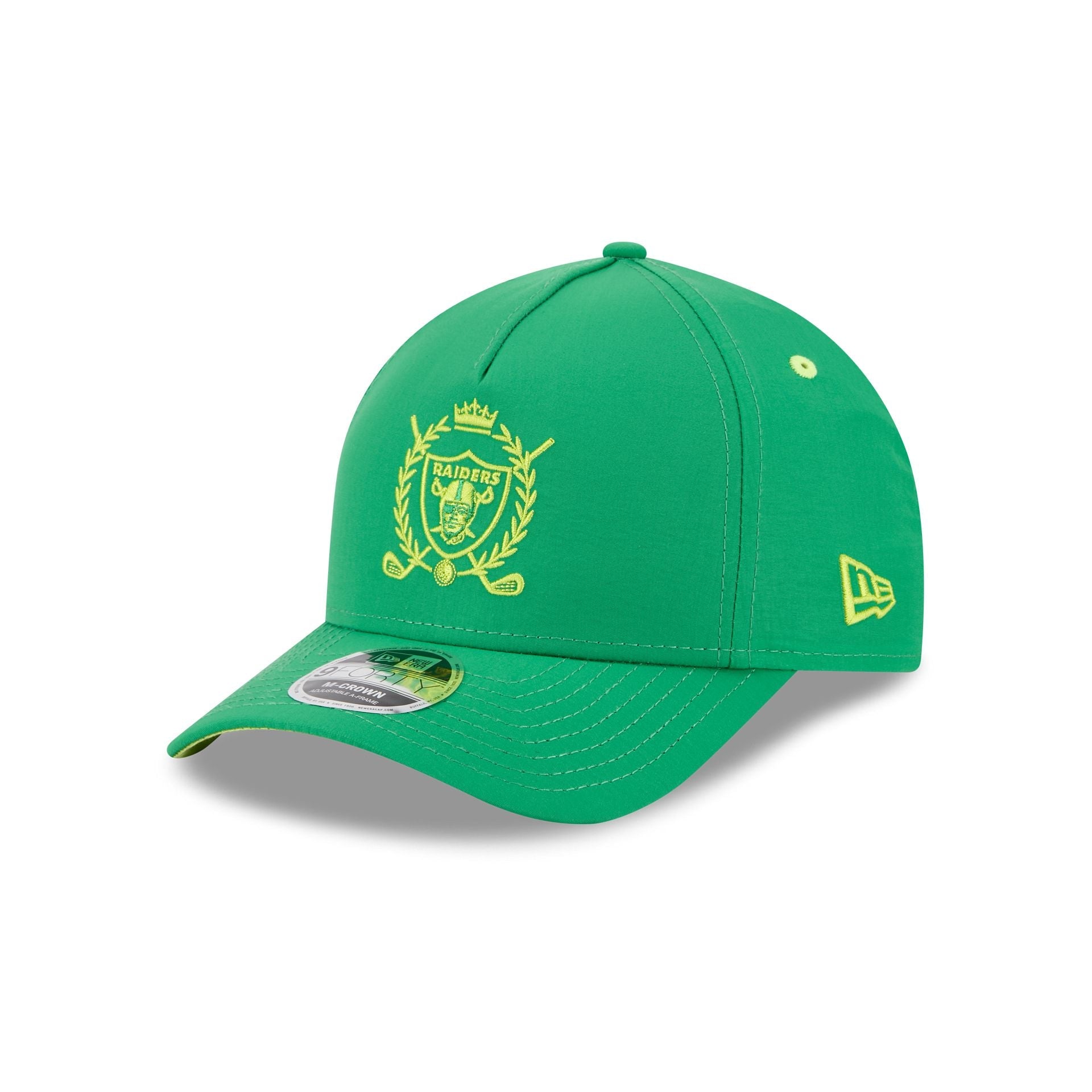 Las Vegas Raiders Tee Time 9FORTY M-Crown A-Frame Snapback Hat