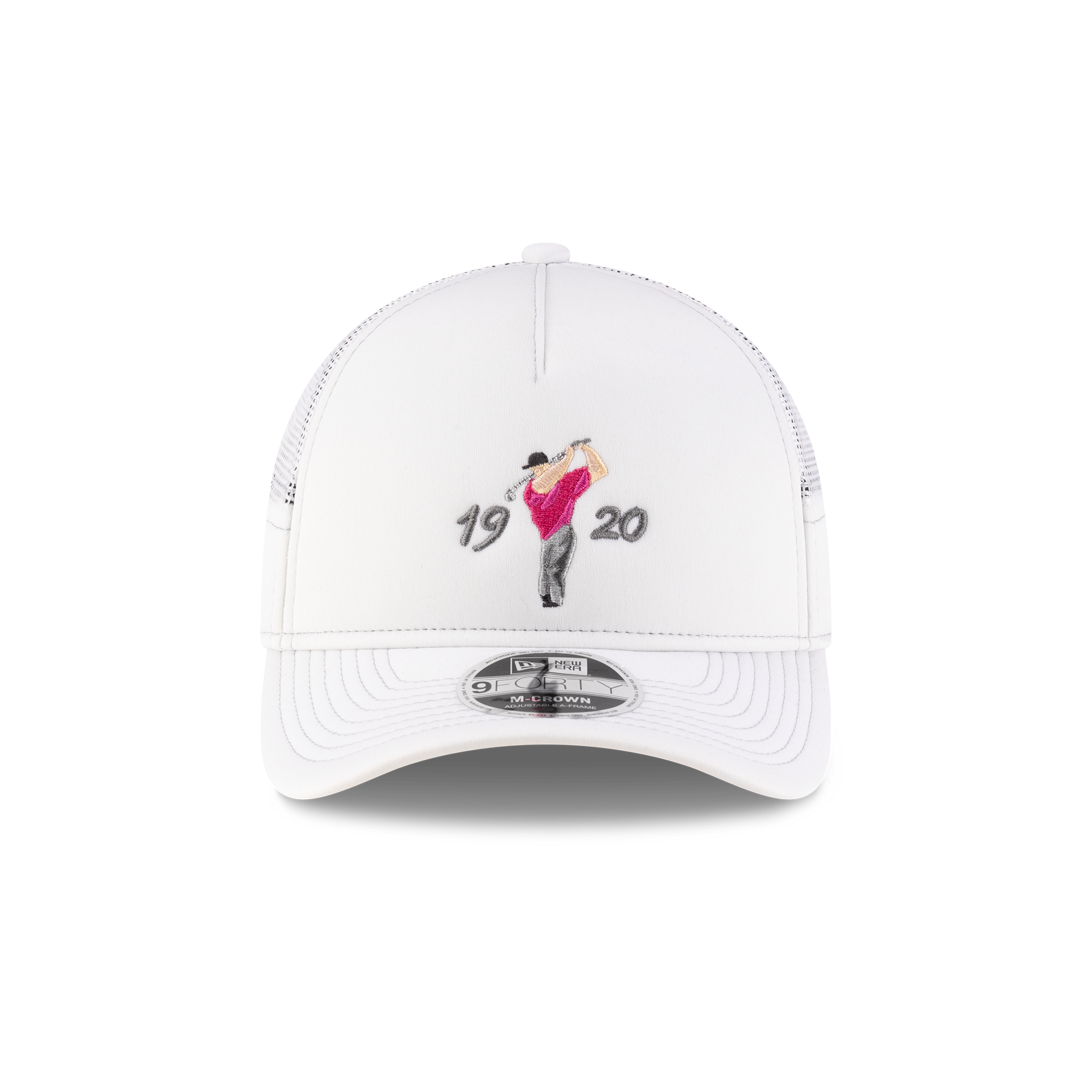 New Era Branded Golf 9FORTY M-Crown A-Frame Trucker Hat