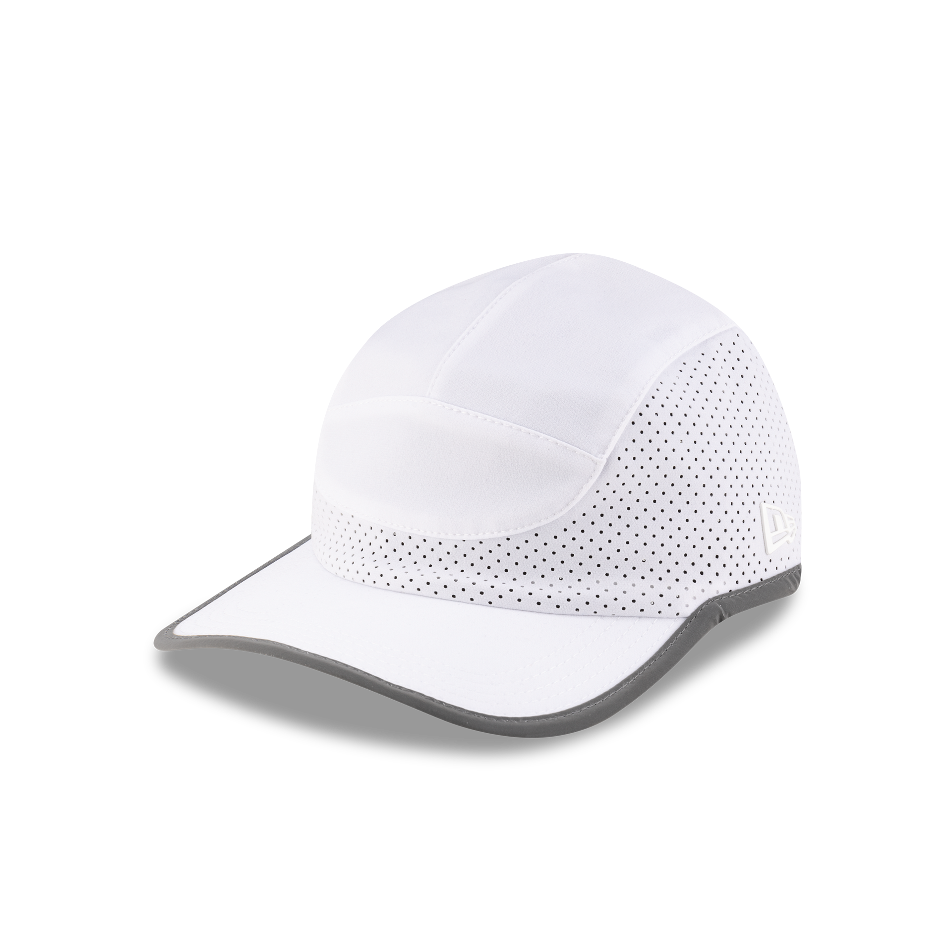 New Era Branded Train Performance Optic White Runner Hat