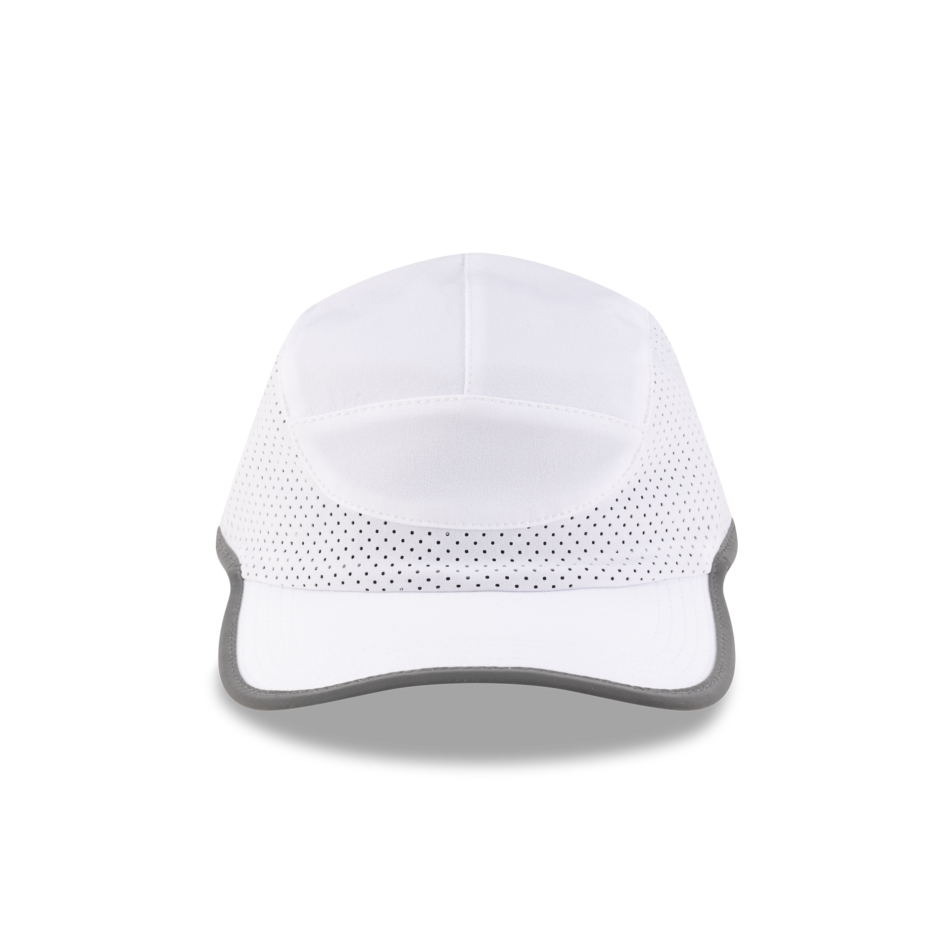New Era Branded Train Performance Optic White Runner Hat