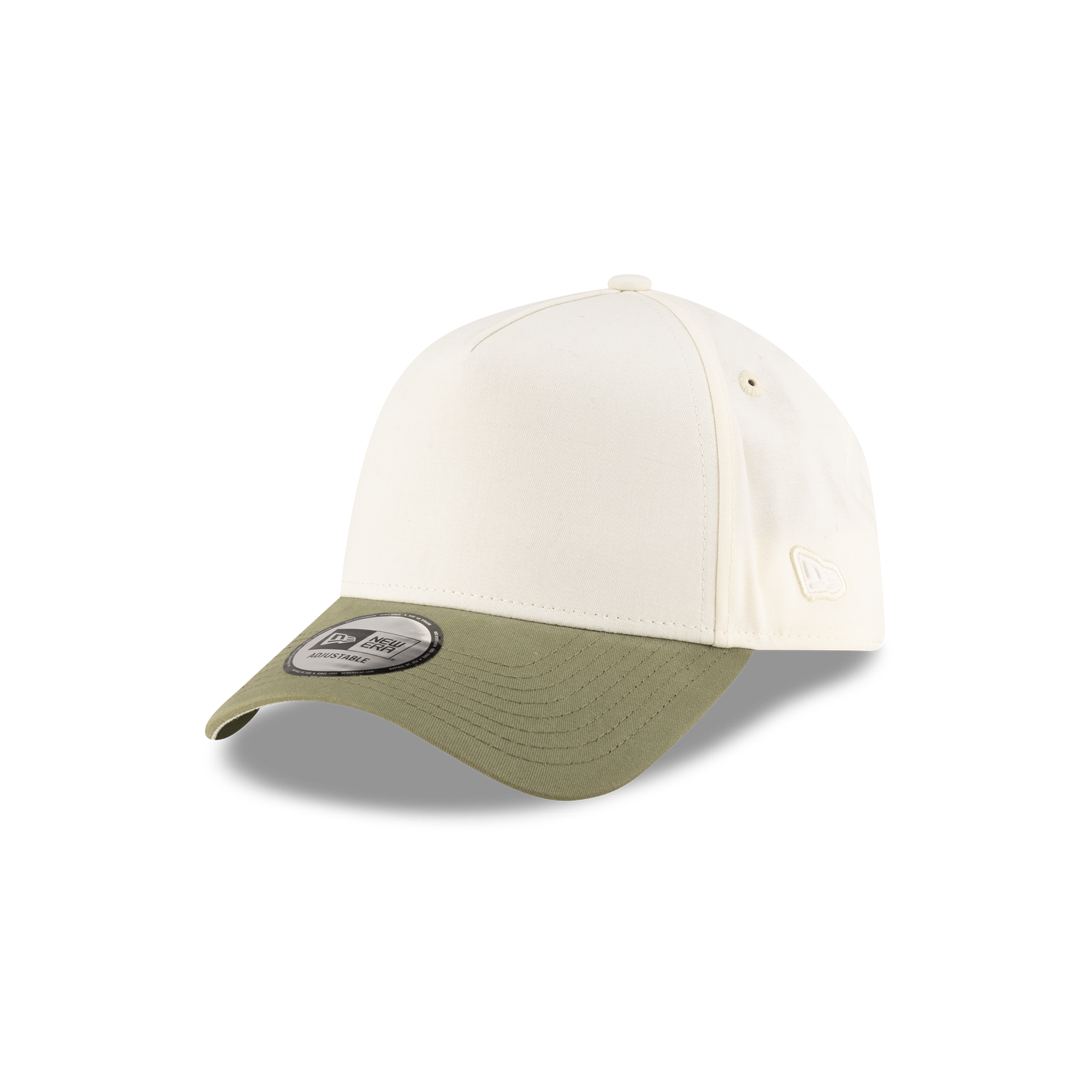 New Era Branded High Twist Chrome White 9FORTY A-Frame Adjustable Hat