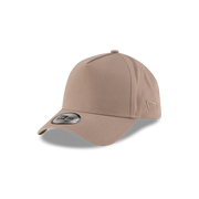 New Era Branded High Twist Taupe Gray 9FORTY A-Frame Adjustable Hat