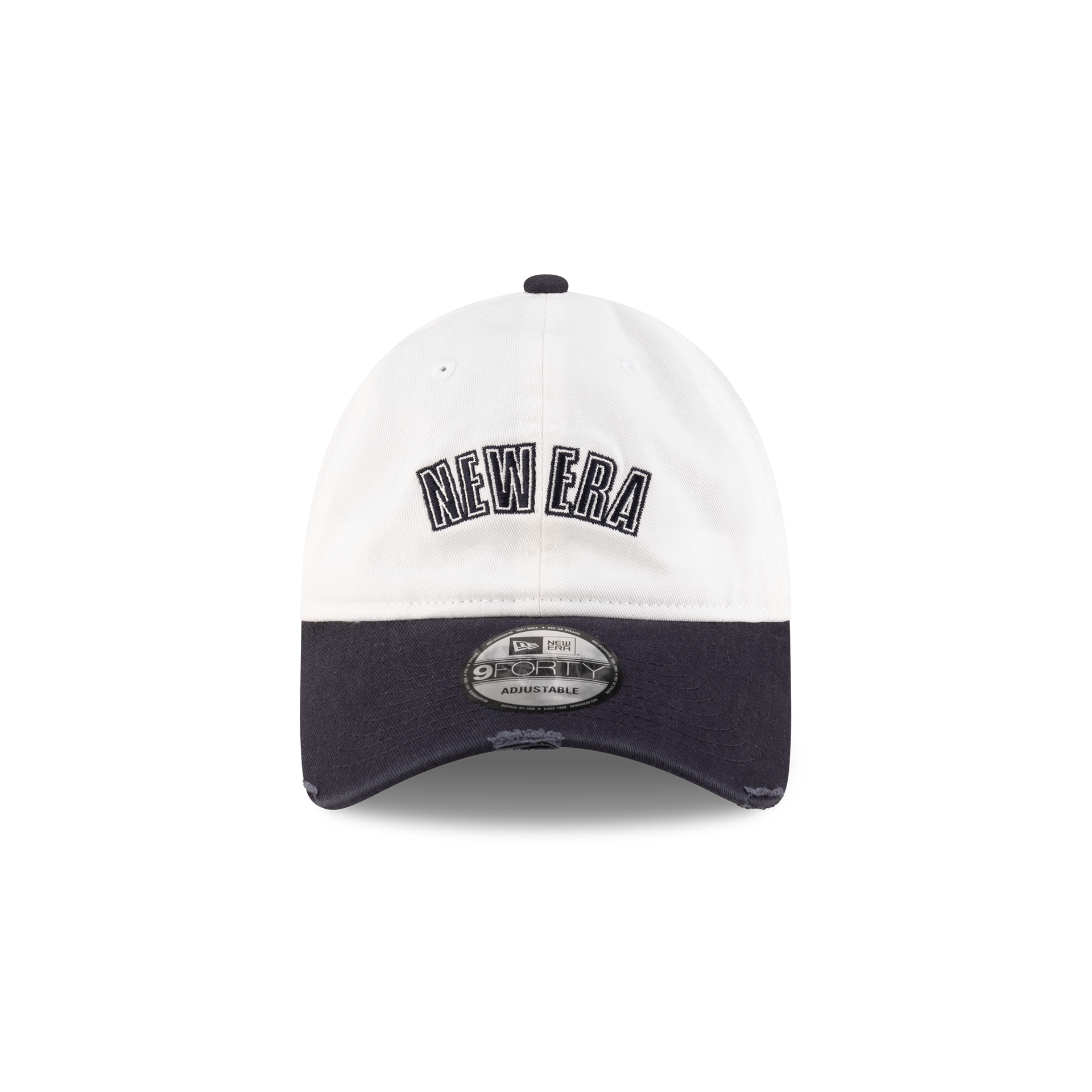 New Era Branded Sweep Rugby College White 9FORTY Adjustable Hat