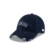 New Era Branded Sweep Rugby Denim Muted Indigo 9FORTY Adjustable Hat