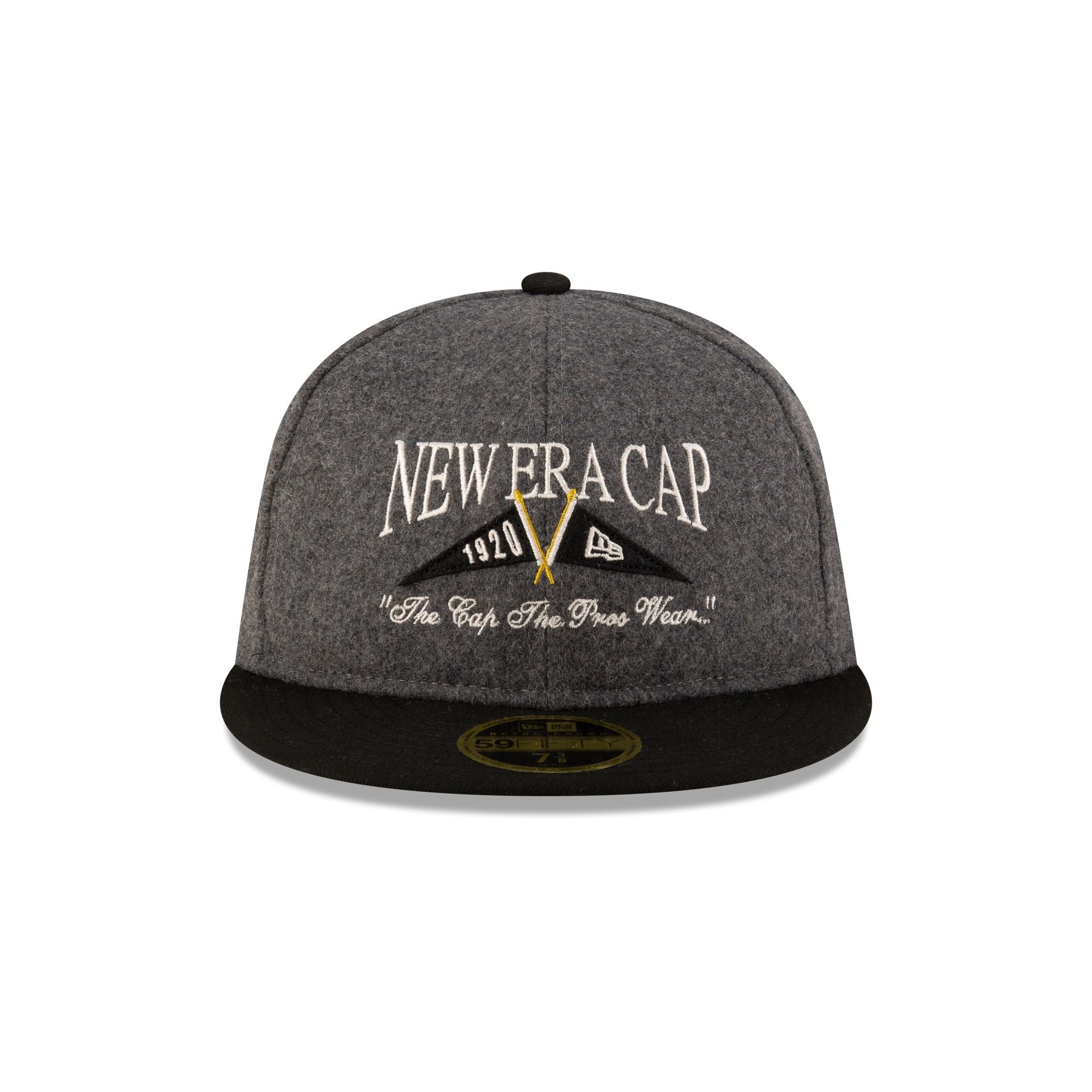 New Era Cap Heather Gray Retro Crown 59FIFTY Fitted Hat