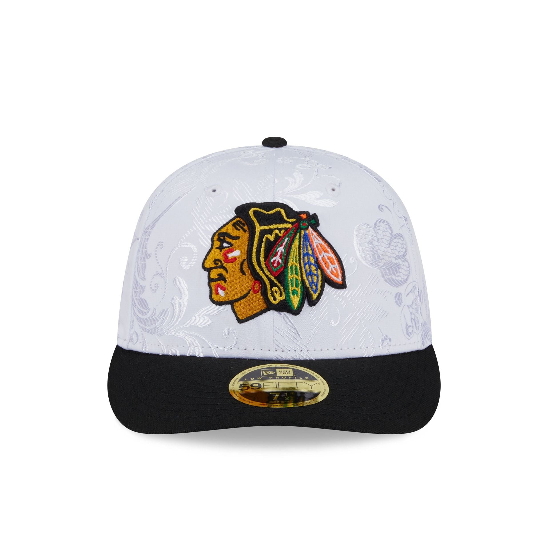 Chicago Blackhawks Floral Shine Low Profile 59FIFTY Fitted Hat